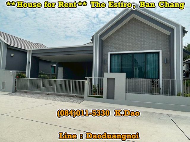#The Estiro, Ban Chang *** House for Rent *** Nordic Style
