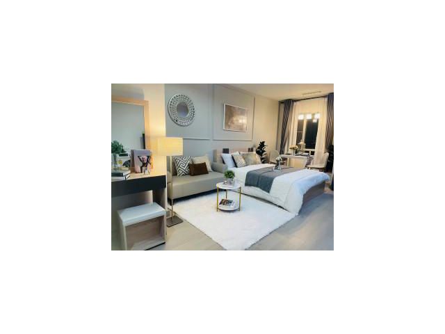 เช่า10,000 ติดต่อ 081-3755244 ห้อง28 ตรม. ใกล้สุวรรณภูมิ แต่งสวย พร้อมอยู่