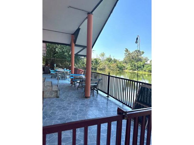 ให้เช่าบ้านชั้นเดียว เล่นระดับ 50ตรว. วิวบึงน้ำ บ่อปลา อยู่อ.บางเ