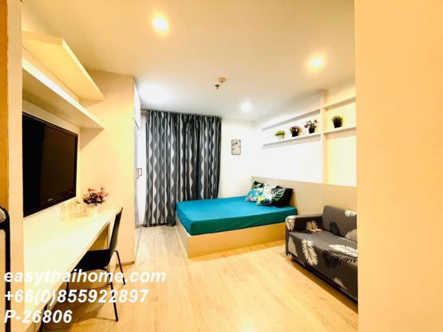 P-26806 ต้องการขาย คอนโด ไอดีโอ วุฒากาศ แขวงบางค้อ เขตจอมทอง กรุงเทพมหานคร พร้อมสัญญาเช่า Line Id: @easythaihome 085-59