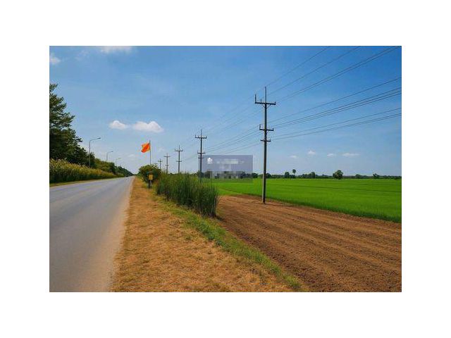 ขายที่ดินเกษตรแปลงใหญ่ติดถนนปทุมธานี-บางปะหัน อยุธยา ขายถูกไร่ละ 2.5 ลบ. สามารถทำโกดังฯ เดินทางง่าย ราคาถูกสุดในบริเวณนี้ ด่วน!!