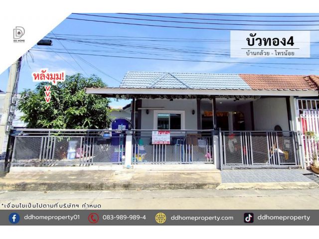 ขายหมู่บ้านบัวทอง4 บ้านกล้วยไทรน้อย