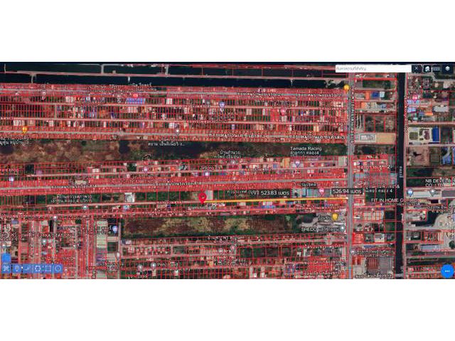 ขายที่ดินลำลูกกาคลอง 4ผังเมืองสีเหลืองมีโฉนด แหล่งอุตสาหกรรม