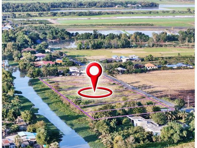 ค้าขายได้ ติดถ.ลาดยางติดคลอง16 ใกล้มศว.องครักษ์ ที่ดินถมแล้ว เกือ