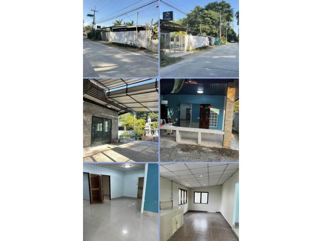 บ้าน3หลังพร้อมที่ดินใกล้ตลาด