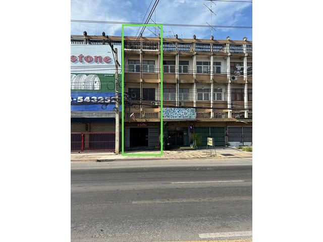 ขายตึกแถวอาคารพาณิชย์ 3 ชั้นครึ่ง ติดถนนแสงชูโต ท่ามะกา จ.กาญจนบุ