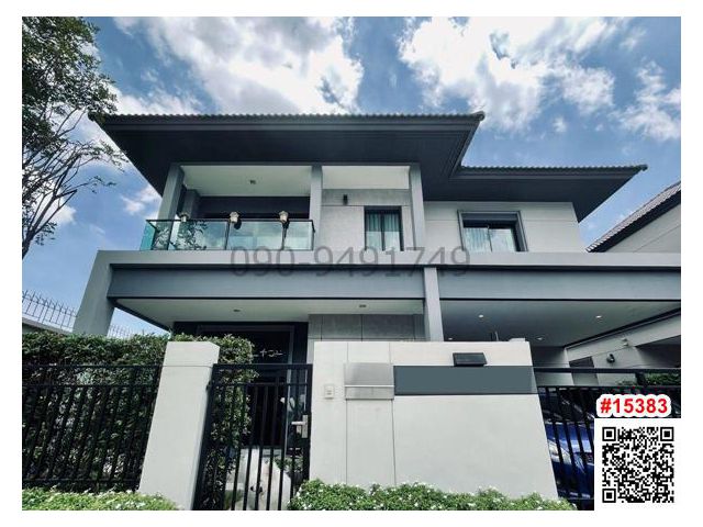 เช่า บ้านเดี่ยว 2 ชั้น บางกอก บูเลอวาร์ด บางนา-ศรีนครินทร์ หลังริม พร้อมเข้าอยู่