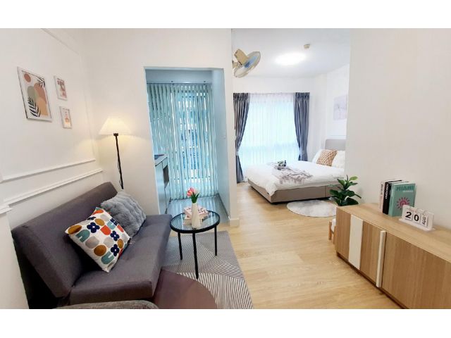 คอนโด เดอะคิทท์ ลำลูกกา คลอง 2 (The Kith Lumlukka Klong 2) ติดถนนลำลูกกา ใกล้ BTS คูคต พร้อมเฟอร์ฯ