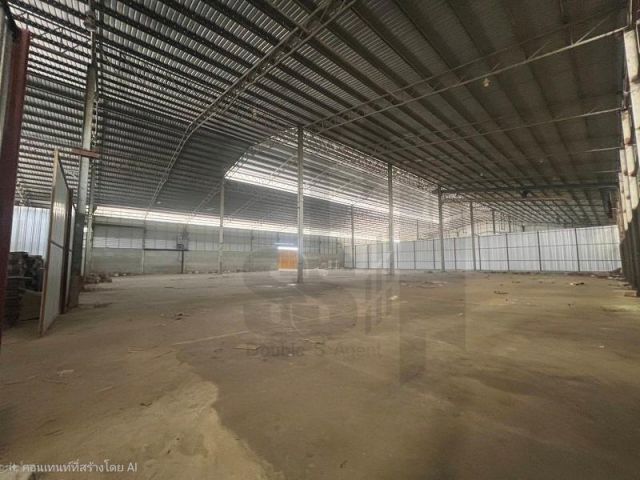 #ให้เช่าโกดังคลังสินค้าอำเภอศาลายา นครปฐม โกดังขนาด 3000 ตร.ม พื้นรับน้ำหนักได้ 10 ตัน/ตารางเมตร ค่าเช่า 238,000 บาท