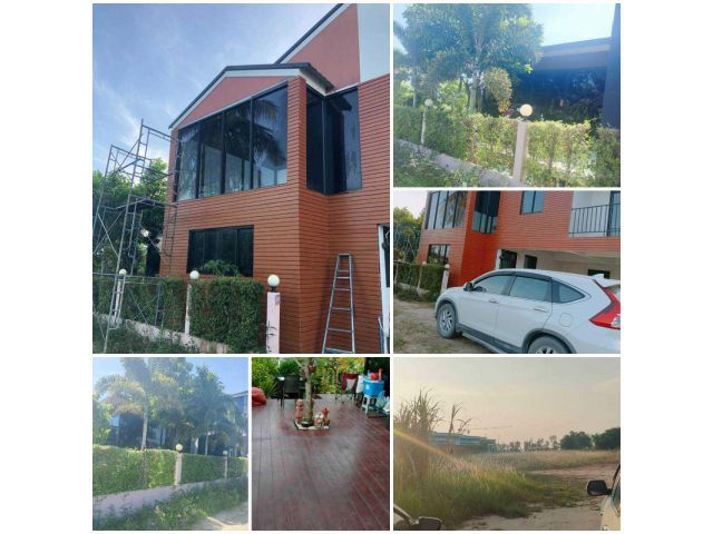 ขายที่ดิน 1 ไร่และบ้านเดียว 2 ชั้น พร้อมเรือนรับรอ