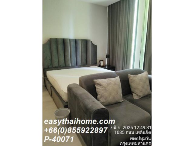 P-40071 ให้เช่า คอนโด โนเบิล เพลินจิต Phloen Chit Rd, Lumphini, Pathum Wan, Bangkok พร้อมอยู่ ราคาถูก Line Id @easythaih