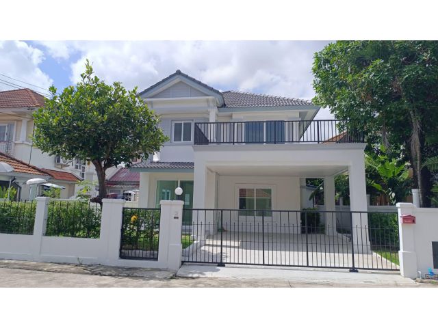 ขายบ้านเดี่ยว หมู่บ้านชวนชื่น แจ้งวัฒนะ ถ.เลี่ยงเมืองปากเกร็ด ตกแต่งใหม่พร้อมเข้าอยู่ ทำเลดี ใกล้รถไฟฟ้าสายสีชมพู