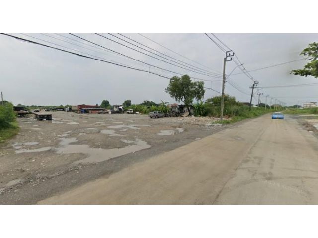 ที่ดินลาดกระบัง ที่ดินถนนเจ้าคุณทหาร 2 ไร่ ถมแล้วบางส่วน ติดถนนสาธารณะ ใกล้สถานีบรรจุและแยกสินค้ากล่องเพียง 1.3 กม.