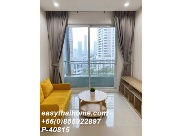P-40815 ให้เช่า คอนโด เซอร์เคิล คอนโดมิเนียม Phetchaburi 36 Alley, Makkasan, Ratchathewi, Bangkok  พร้อมอยู่ ราคาถูก Lin