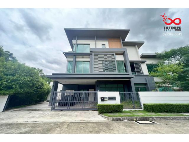 ขายบ้าน 3ชั้น นาราสิริ ไฮด์อเวย์ นวมินทร์-ประเสริฐมนูกิจ 92ตรว.หลังมุม