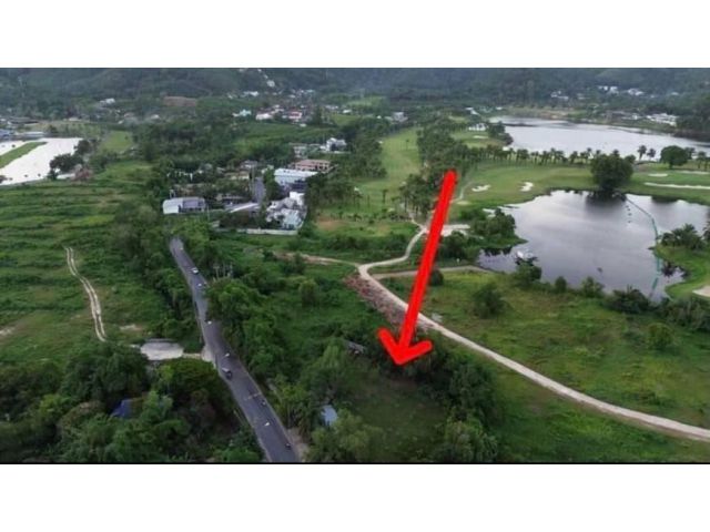 SALE !!ขายที่ดินกะทู้หน้าติดถนนใกล้ Loch Palm Courtyard เนื้อที่ 1.5 ไร่ขาย 35 ล้าน