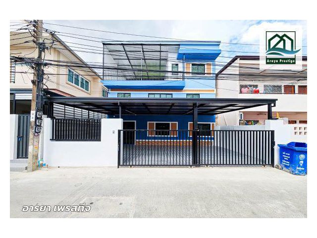 บ้านเดี่ยว3ชั้น ซอยด่านสำโรง48/3 รีโนเวทพร้อมเข้าอยู่