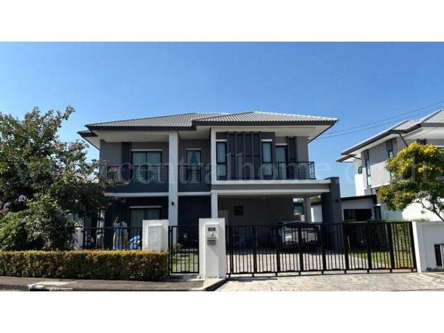 บ้านเดี่ยว บ้านฟ้ากรีนเนอรี่ทิวา ปิ่นเกล้า-สาย 5 แปลงมุม หน้าสวน