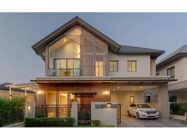 ขายบ้านเดี่ยวหรู 2ชั้น โครงการ Bangkok Boulevard ศรีนครินทร์ บางนา ตกแต่ง Built-in ทั้งหลัง ตกแต่งสไตล์ญี่ปุ่น พร้อมเข้า