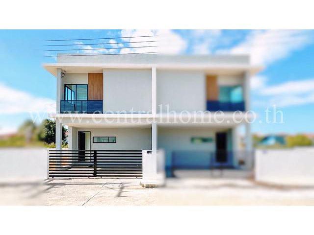 บ้านแฝด ปัญญสิริย์ ลาดหลุมแก้ว เฟส 2 หลังริม บ้านมือ 1 ทำเลดี