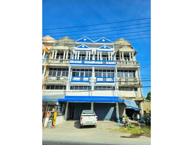 ตลาดนัดเปโตร 1.4กม.รพ.สามพราน ถ.เพชรเกษม ให้เช่าตึกแถว 5ชั้น