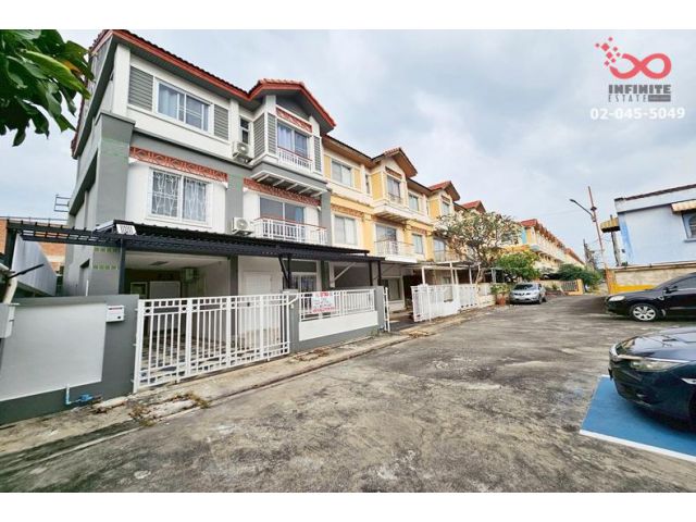ขายทาวน์เฮาส์ 3ชั้น บ้านสนารา วิภาวดี 27 หลังริม 28 ตร.วา ใกล้ศูนย์ราชการหลักสี่