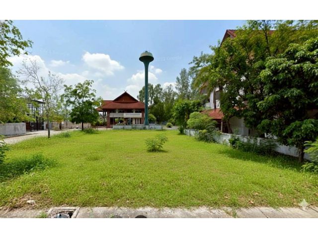 ขายที่ดินเชียงใหม่ สารภี แปลงหัวมุม 87.6 ตร.ว. หมู่บ้านลานนาธานี ราคาถูกกว่าประเมิน ใกล้เซ็นทรัลเชียงใหม่ เพียง 8.5 กม.