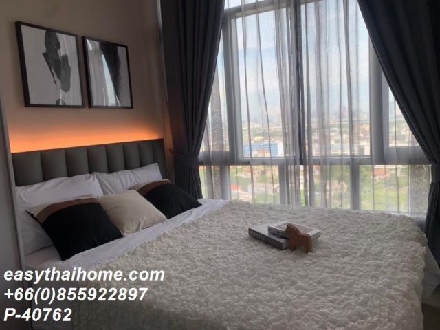 P-40762 ให้เช่าคอนโด เมโทร สกาย ประชาชื่น Wong Sawang, Bang Sue, Bangkok พร้อมอยู่ ราคาถูก Line Id @easythaihome 085-592