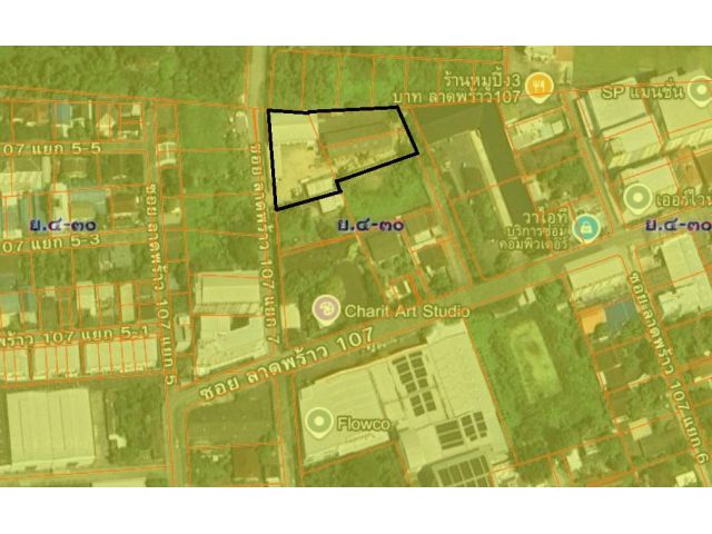 ขายที่ดินลาดพร้าว 107 แยก 7 ทำเลดี ใกล้มหาวิทยาลัยรัตนบัณฑิต ใกล้รถไฟสายสีเหลือง