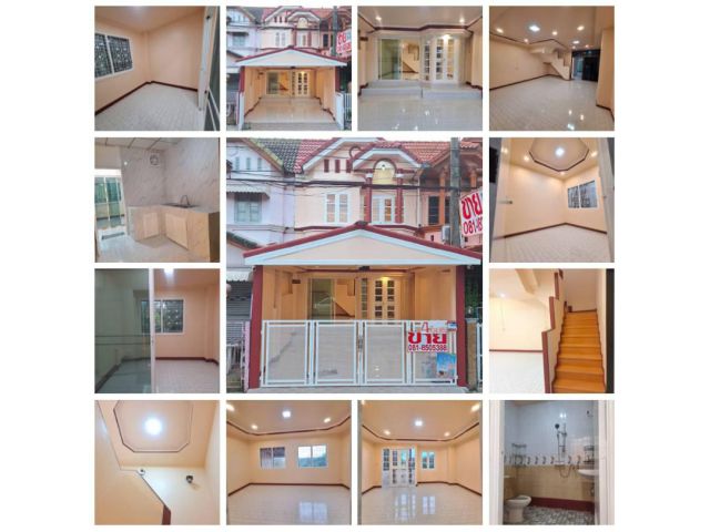 ขายทาวน์เฮ้าส์  หมู่บ้านทาวน์แอนด์คันทรี หนองจอก รีโนเวทใหม่ทั้งหลัง พร้อมอยู่