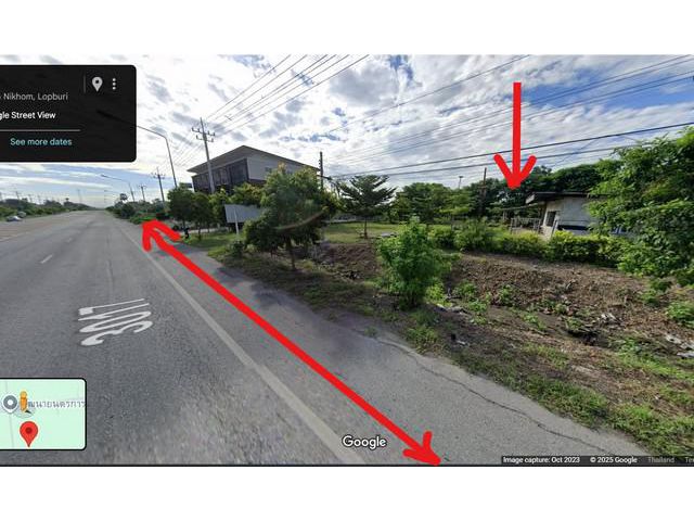 ขายที่ดินบ้านสวน12ไร่2งาน 12ล. ถนนใหญ่3017 พัฒนานิคม ลพบุรี