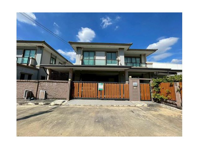 ขายบ้านเดี่ยวสองชั้น หมู่บ้านภัสสร-ดอนเมือง บ้านหลังริม ต่อเติมเกือบเต็มพื้นที่ บ้านสวย พร้อมอยู่