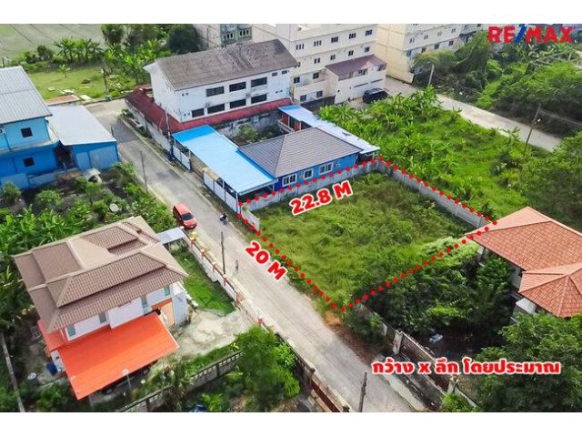 ขายที่ดินเปล่าถมแล้ว บรมราชชนนี114 ตารางวา ก่อนถึงทางขึ้นคู่ขนานลอยฟ้า ฝั่งขาเข้า