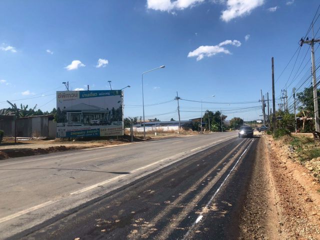 ที่ดิน 1-3-39 ไร่ ติดถนน 2 ด้าน! ตรงข้าม CP Town เขาหินซ้อน