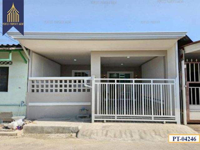 ทาวน์เฮาส์ชั้นเดียว พฤกษา3 บางบัวทองพร้อมอยู่ราคาย่อมเยาว์