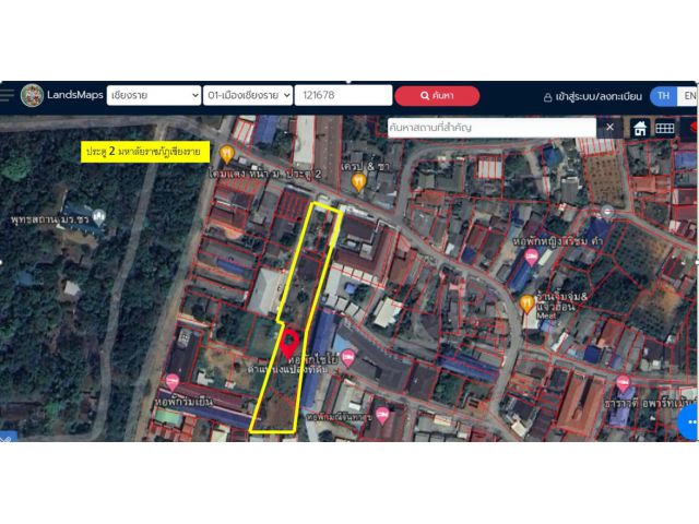 ที่ดินทำเลทอง หน้าประตูเข้าราชภัฏ 2