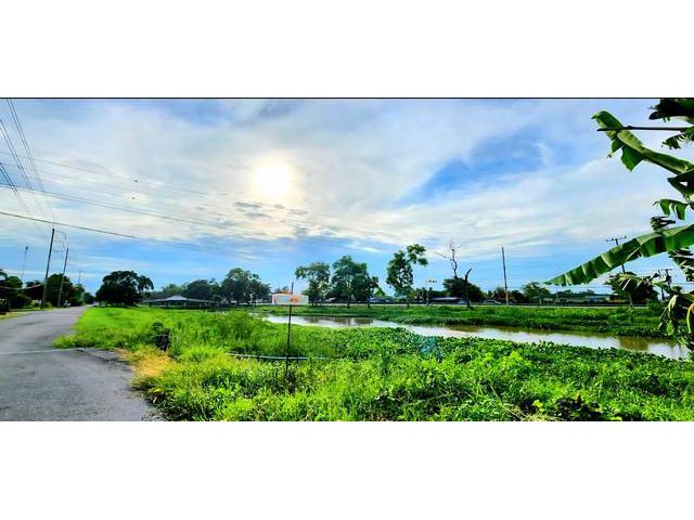 ขายที่ดินติดน้ำติดคลองรังสิต-นครนายก คลอง14