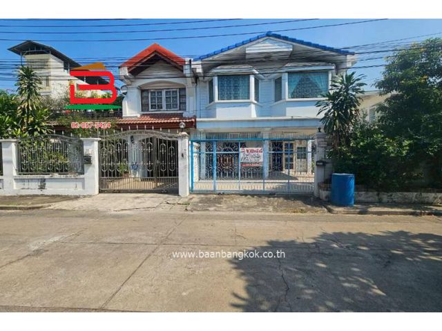 11489,  ขายบ้านแฝด 2 ชั้น หมู่บ้านเคหะธนบุรี 1 (ใกล้โลตัสพระราม 2) เนื้อที่ 49 ตรว. แขวงแสมดำ เขตบางขุนเทียน