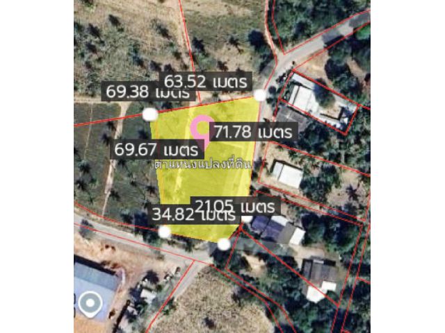 ที่ดินเขาไม้แก้ว บางละมุง 3ไร่ ติดถนน2 ด้าน น้ำไฟถึง
