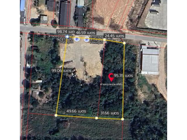 ขายที่ดิน 6 ไร่ ในนิคมอุตสาหกรรม อมตะ ซิตี้ ระยอง พื้นที่สี่ม่วง รองรับ EEC Sale Land 6 rai in AMATA CITY RAYONG, Map Ya