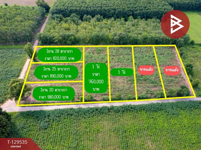 ขายที่ดิน เนื้อที่ 3 งาน 20 ตร.วา นิคมสงเคราะห์ อุดรธานี