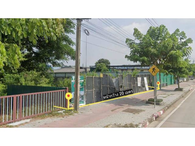 ขายที่ดินเปล่า 2-3-74 ไร่ ติดถนนใหญ่ราษฎร์อุทิศ (คู้ขวา) ใกล้แยกราษฏร์อุทิศ-สุวินทวงศ์ แขวงแสนแสบ เขตมีนบุรี กทม.