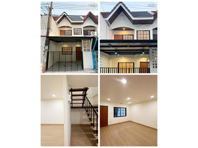 ขายทาวน์เฮาส์ 2 ชั้น NexHaus44 ปากซอยอ่อนนุช 44 เดินทางเข้าโซนทองหล่อ พระราม 9 รีโนเวทใหม่ทั้งหลัง พร้อมเข้าอยู่ โทร 085