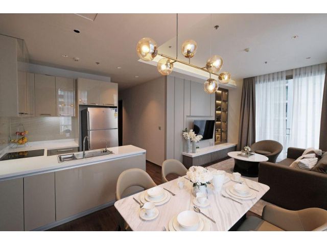 ให้เช่าคอนโดห้องมุม Quattro by Sansiri – ทองหล่อ 4 พร้อมเข้าอยู่ ทำเลดีใจกลางเมือง ใกล้ BTS ทองหล่อ