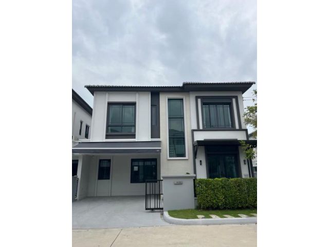 ให้เช่าบ้านเดี่ยว 2 ชั้น บ้านใหม่โครงการ Grande Pleno สุขุมวิท บางนา กม.7 ใกล้ Mega Bangna พร้อมเฟอร์นิเจอร์