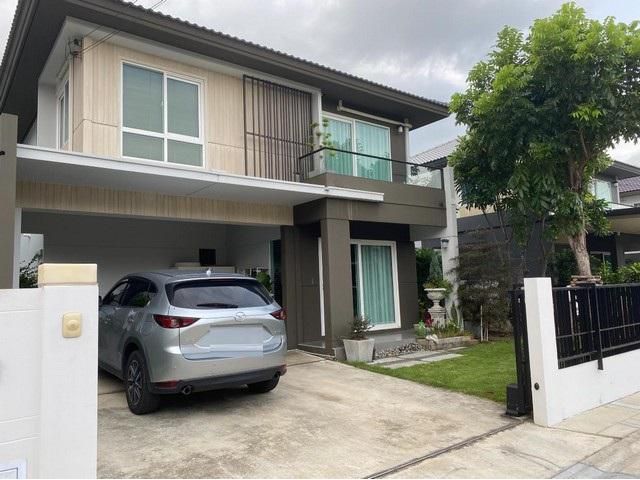 ให้เช่าบ้านเดี่ยว 2 ชั้น โครงการ บ้านพฤกษ์ลดา สุวรรณภูมิ ซอยวัดศรีวารีน้อย