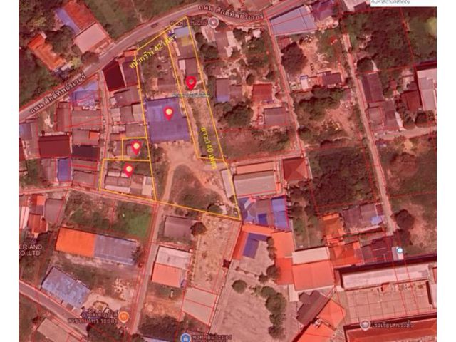 ขายที่ดินผังสีแดง ใจกลางเมืองระยอง ใกล้เซ็นทรัลเพียง 2 นาที! ทำเลทอง เหมาะสร้างคอนโด/โรงแรม