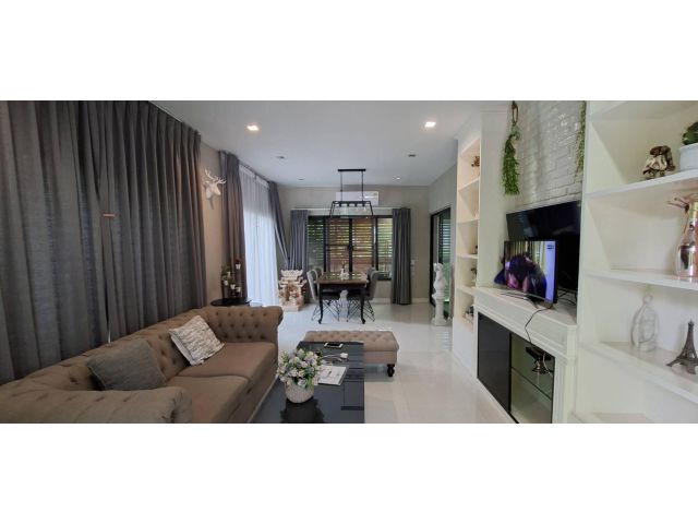 ขายด่วนบ้านเดี่ยวบุราสิริ อ่อนนุช บางนา สภาพพร้อมอยู่ หิ้วกระเป๋าเข้าอยู่ได้เลย