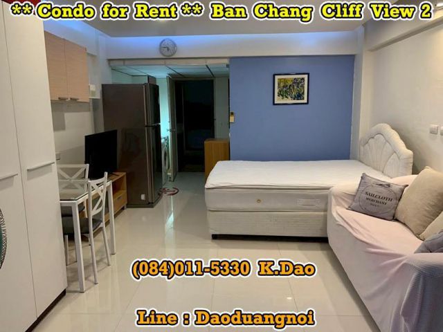 Ban Chang Cliff View *** Condo for Rent *** Close to the beach ++ Sea View ++