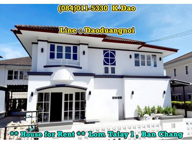 Lom Talay 1, Ban Chang *** New Renovation House *** Sale/Rent